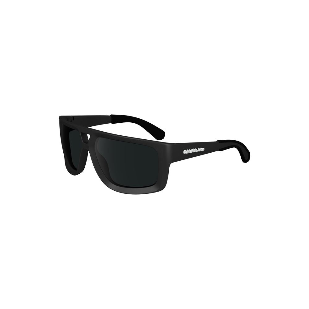 Calvin Klein Lunettes De Soleil Noires En Plastique Injecté Pour Homme Forme Carrée Élégantes Et Modernes