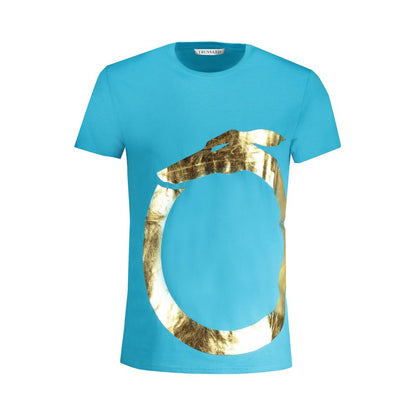 T-shirt Trussardi homme en coton bleu clair – TR-30157