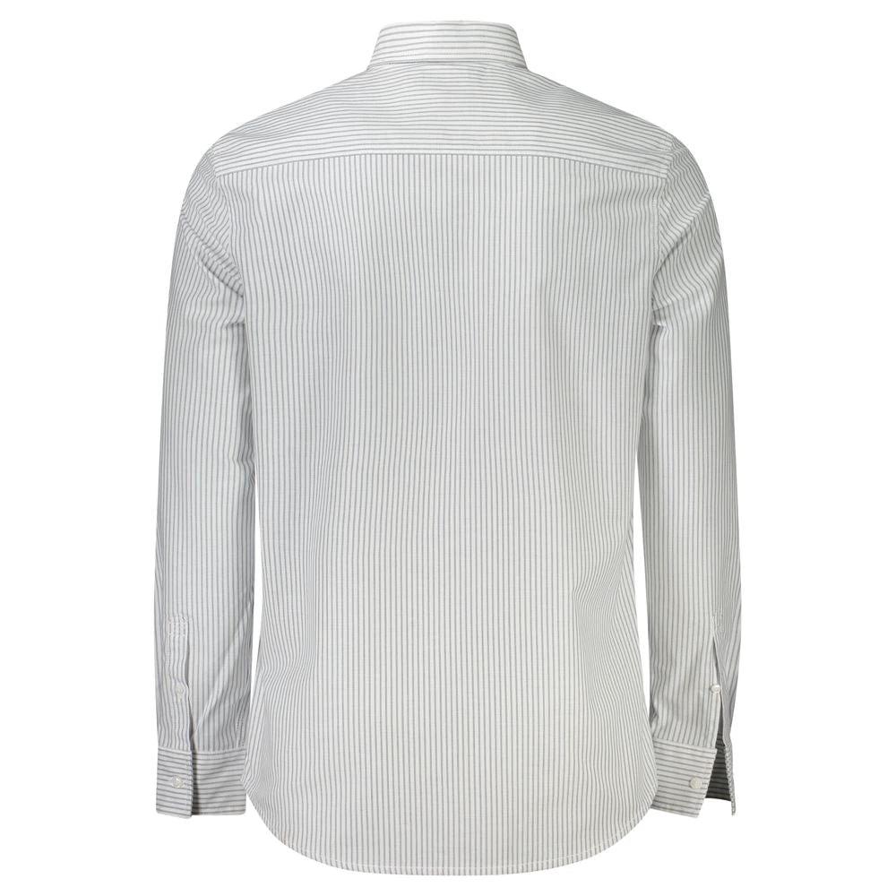 Calvin Klein Bianco Cotton Men's Shirt by Calvin Klein