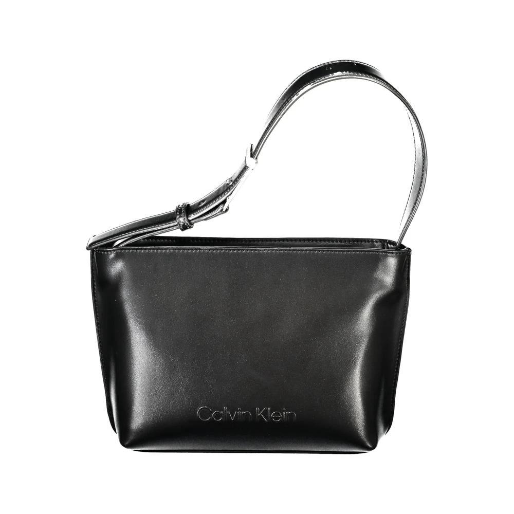 Calvin Klein Black Polyester Woman Shoulder Bag by Calvin Klein