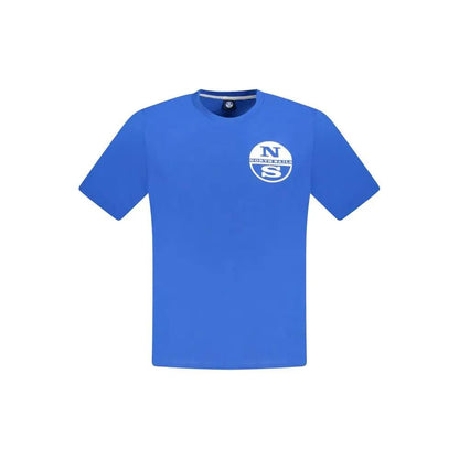 North Sails Blue Cotton Men's T-Shirt by North Sails