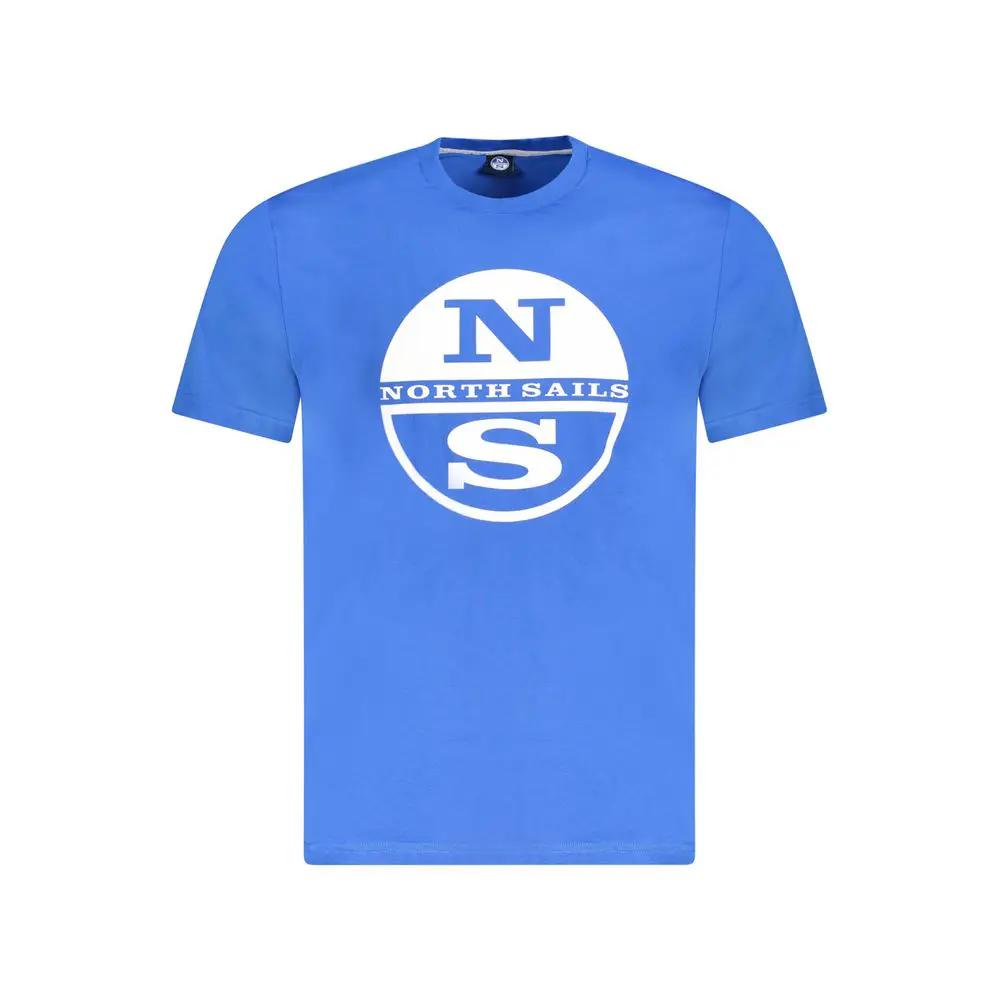 North Sails Blue Cotton Men's T-Shirt by North Sails