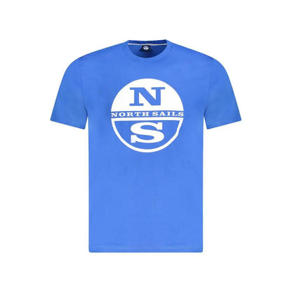 North Sails Blue Cotton Men's T-Shirt by North Sails