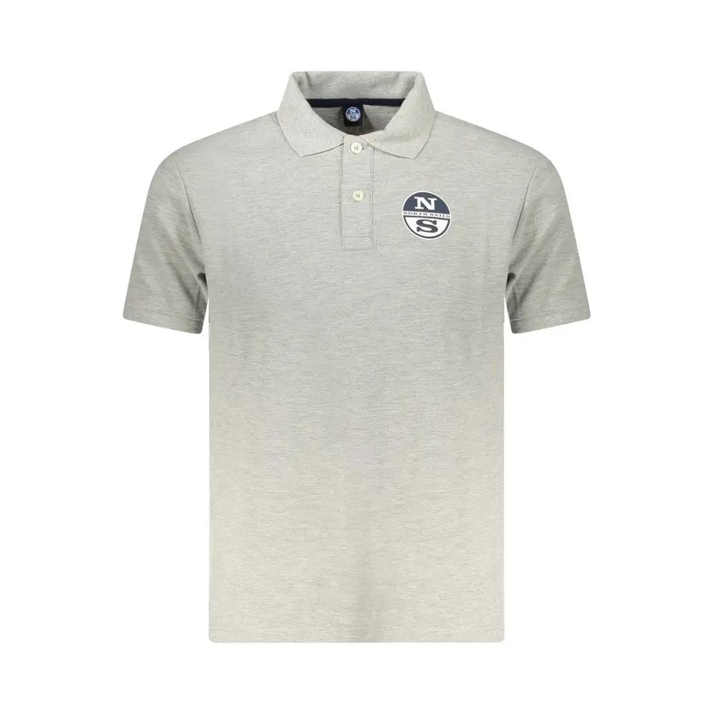 North Sails Grigio Cotton Men Polo by North Sails