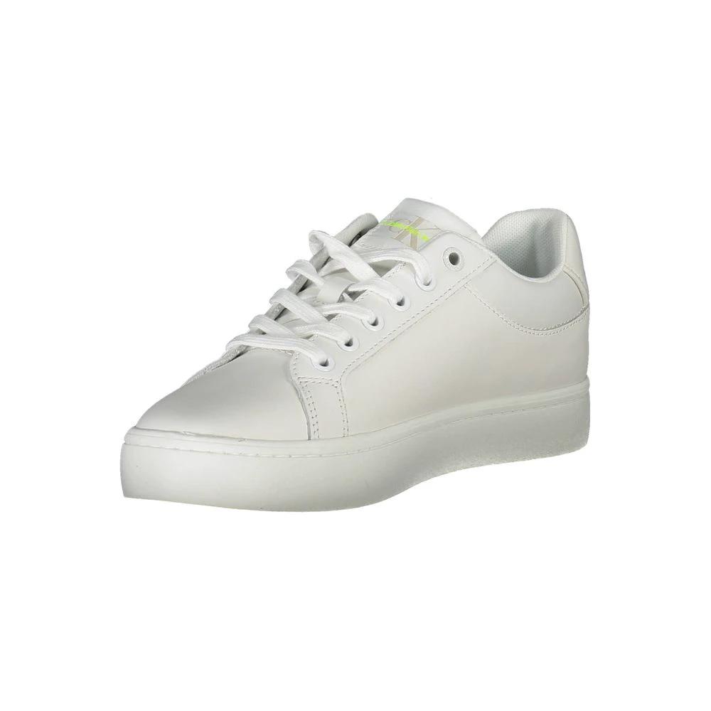 Calvin Klein Bianco Leather Women Sneaker by Calvin Klein