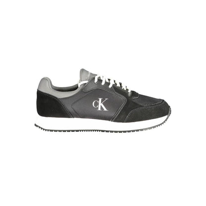 Calvin Klein Black Polyurethane Men Sneaker