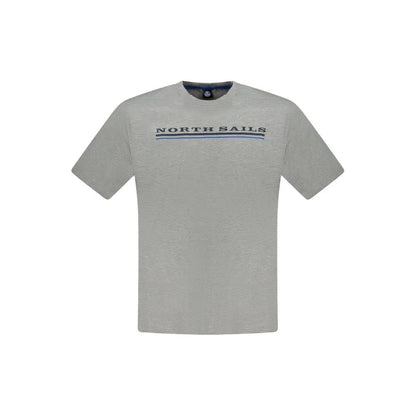 North Sails Grigio Cotton Men T-Shirt by North Sails
