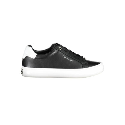 Calvin Klein Black Leather Women Sneaker by Calvin Klein