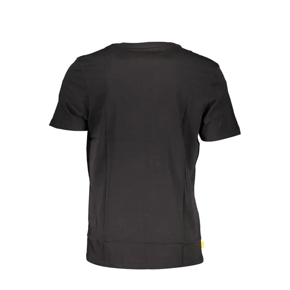 Timberland Black Organic Cotton Men T-Shirt by Timberland