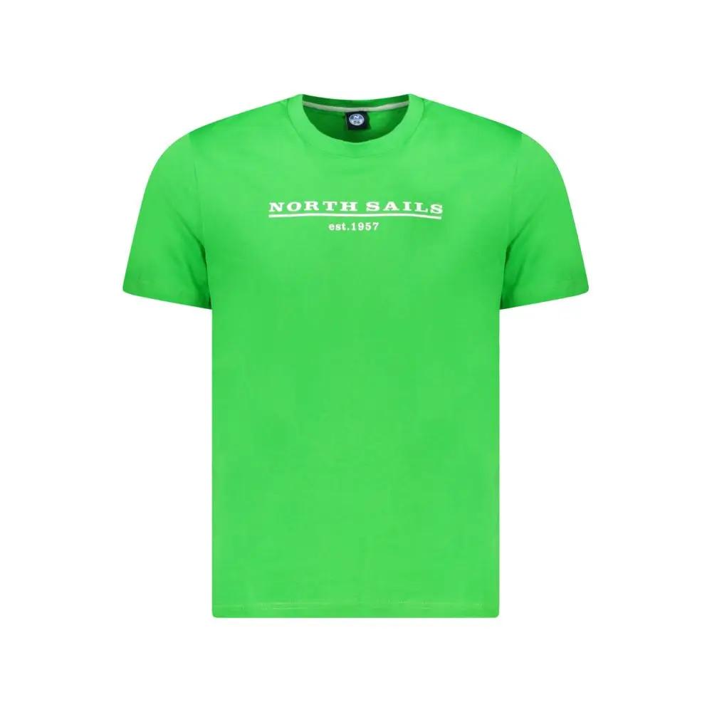 North Sails Verde Cotton Men T-Shirt by North Sails