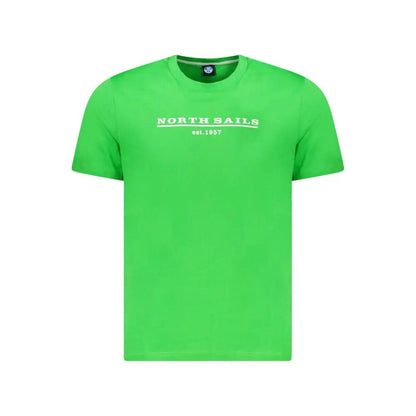 North Sails Verde Cotton Men T-Shirt by North Sails