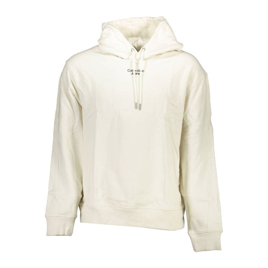 Sweat à capuche Calvin Klein homme en coton blanc – CA-18026