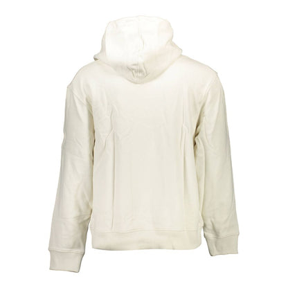 Sweat à capuche Calvin Klein homme en coton blanc – CA-18026