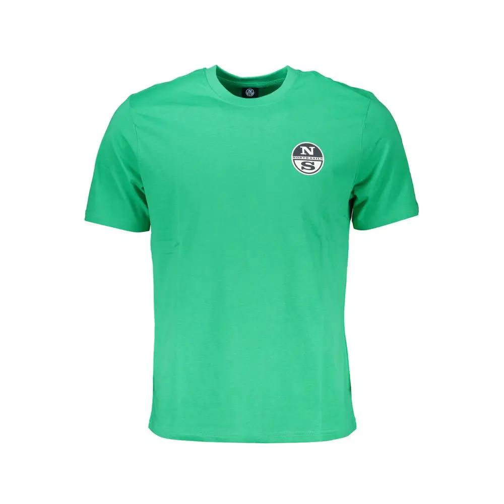 North Sails Verde Cotton Men T-Shirt by North Sails