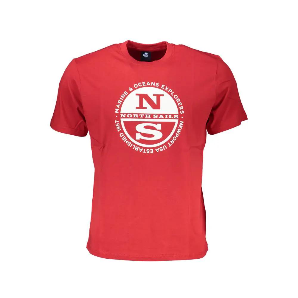 North Sails Rosso Cotton Mens T-Shirt by North Sails