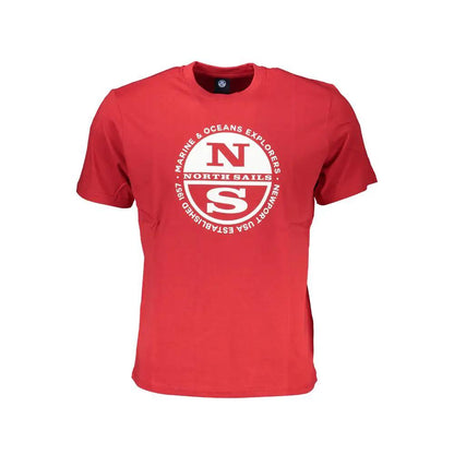 North Sails Rosso Cotton Mens T-Shirt by North Sails
