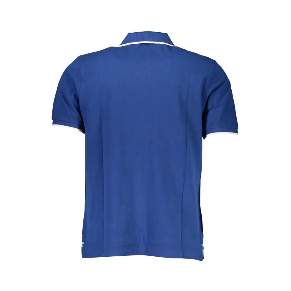 North Sails Blue Cotton Men Polo Shirt by North Sails