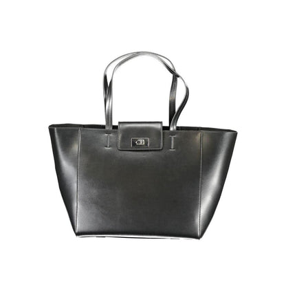 Calvin Klein Black Recycled Polyester Women Handbag by Calvin Klein