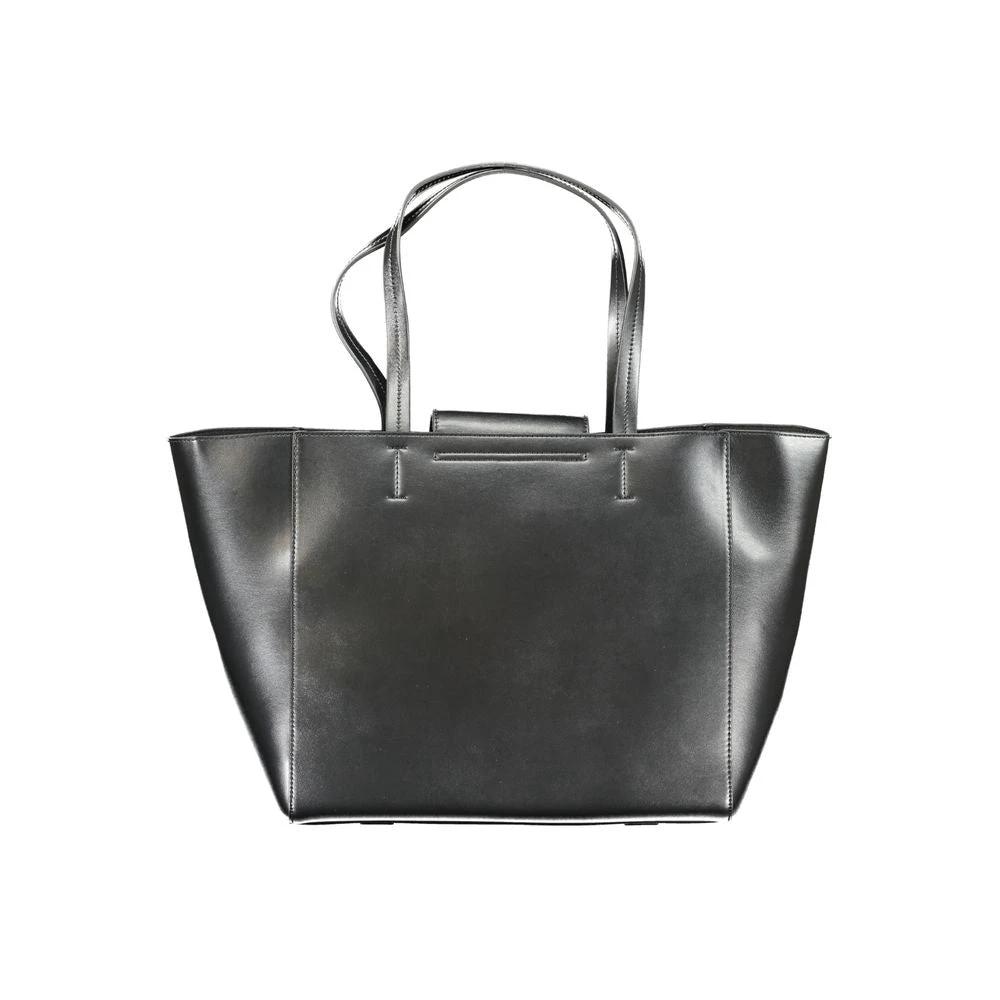 Calvin Klein Black Recycled Polyester Women Handbag by Calvin Klein
