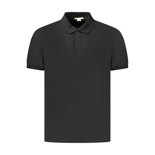 Calvin Klein Black Cotton Men Polo