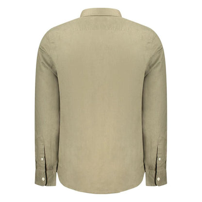 Timberland Verde Linen Men Shirt by Timberland