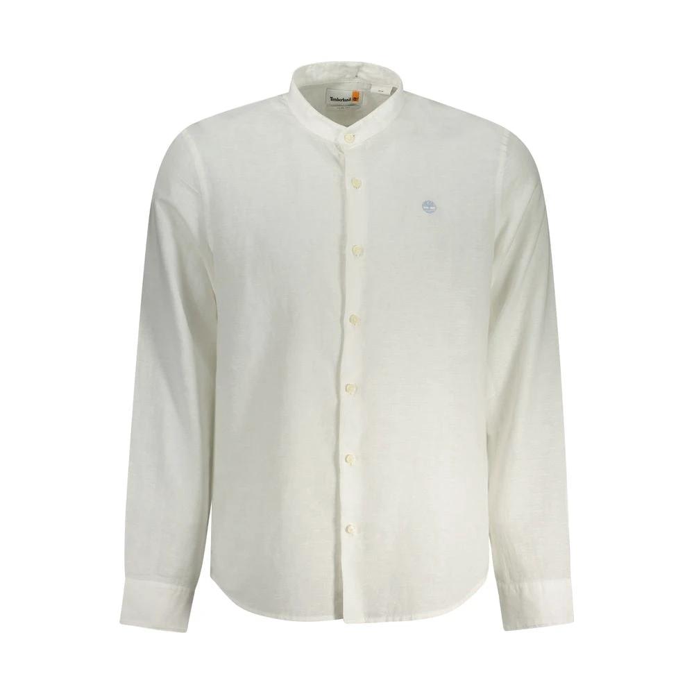 Timberland White Linen Men's Shirt by Timberland