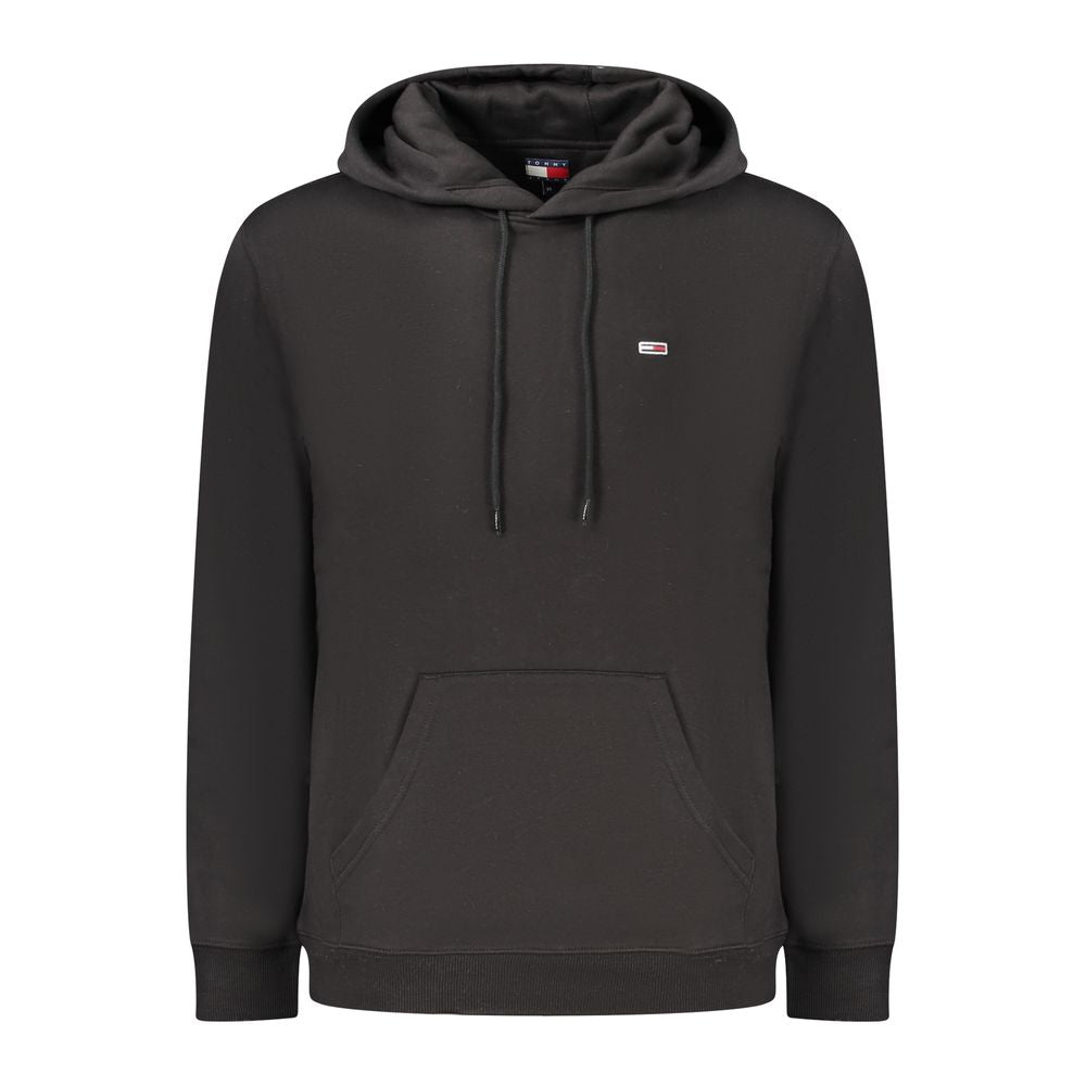 Sweat à capuche Tommy Hilfiger homme en coton noir – TO-34991