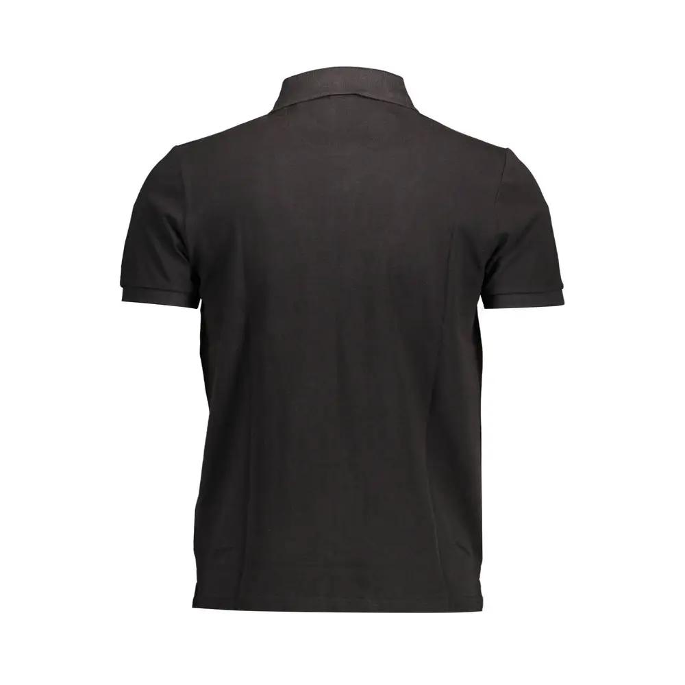North Sails Black Cotton Men Polo Shirt by North Sails