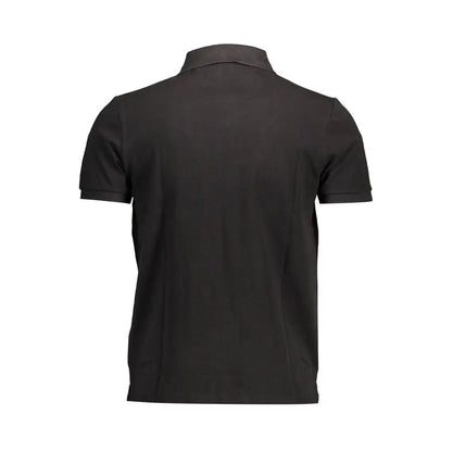 North Sails Black Cotton Men Polo Shirt by North Sails