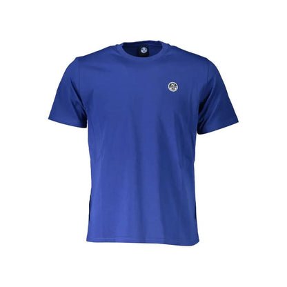 North Sails Blue Cotton Men T-Shirt by North Sails