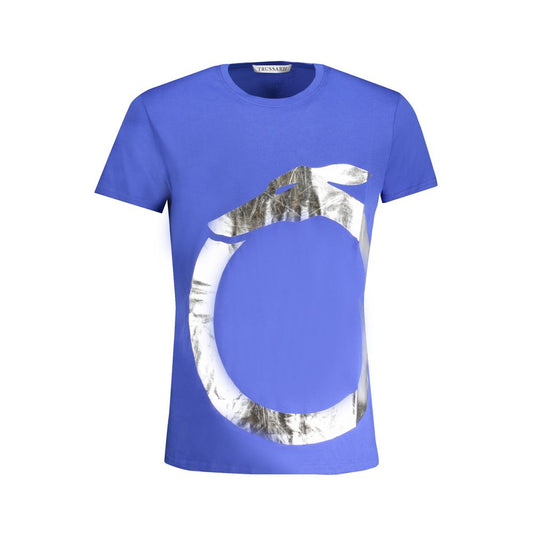 T-shirt Trussardi homme en coton bleu – TR-30145