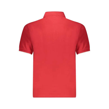 North Sails Red Cotton Men Polo by North Sails