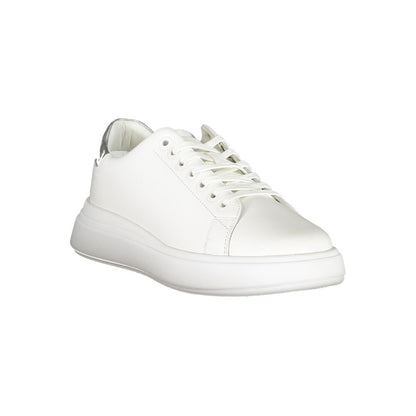 Baskets Calvin Klein femme en cuir blanc – CA-25091