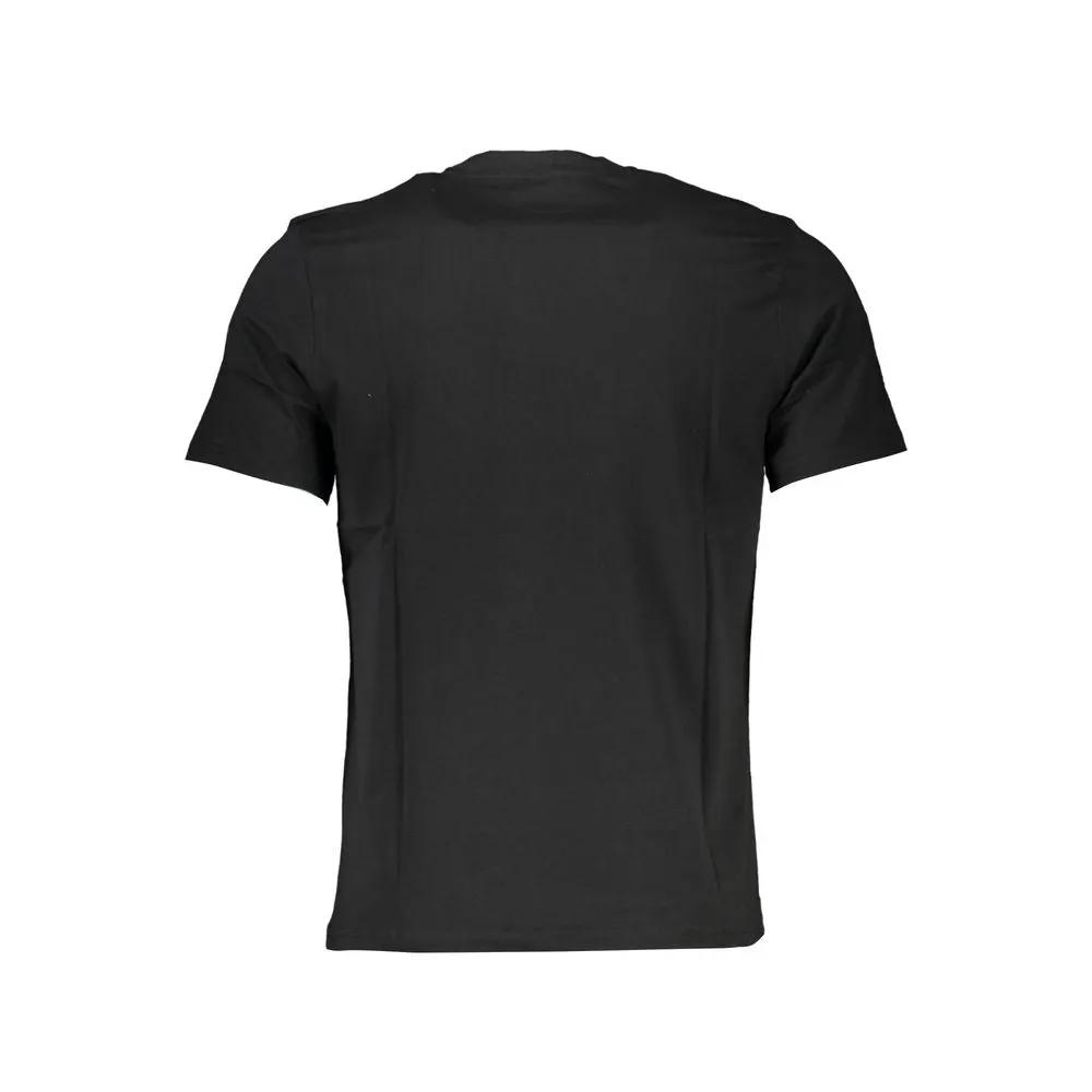 North Sails Black Cotton Men T-Shirt by North Sails