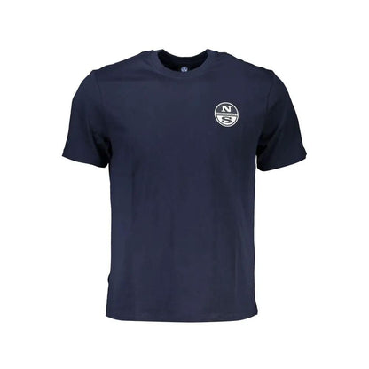 North Sails Blu Cotton Men T-Shirt by North Sails