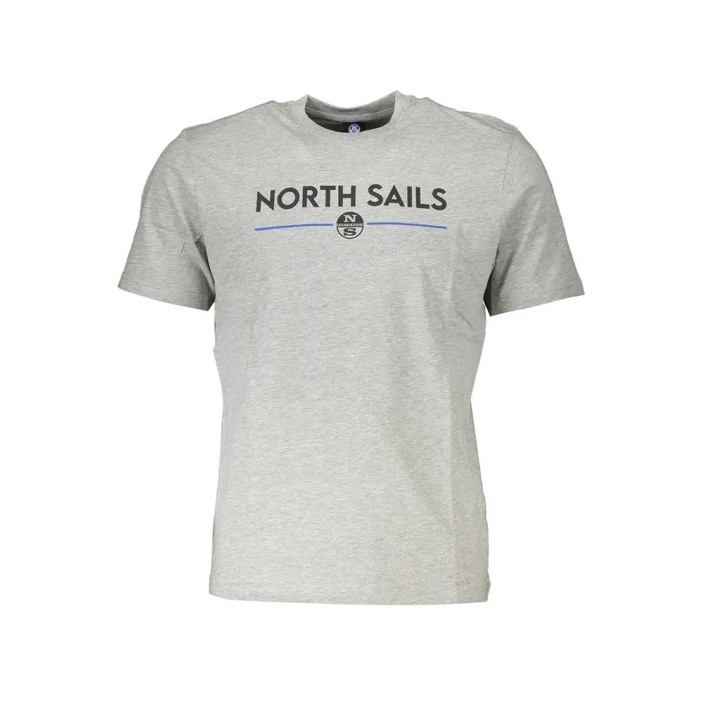 North Sails Grigio Cotton Men T-Shirt by North Sails