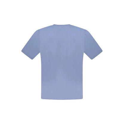North Sails Blue Cotton Men T-Shirt by North Sails