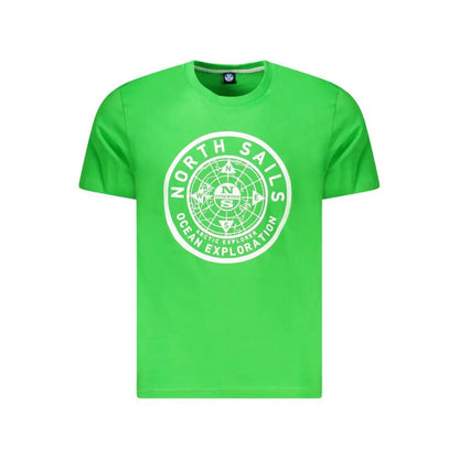 North Sails Verde Cotton Men T-Shirt by North Sails