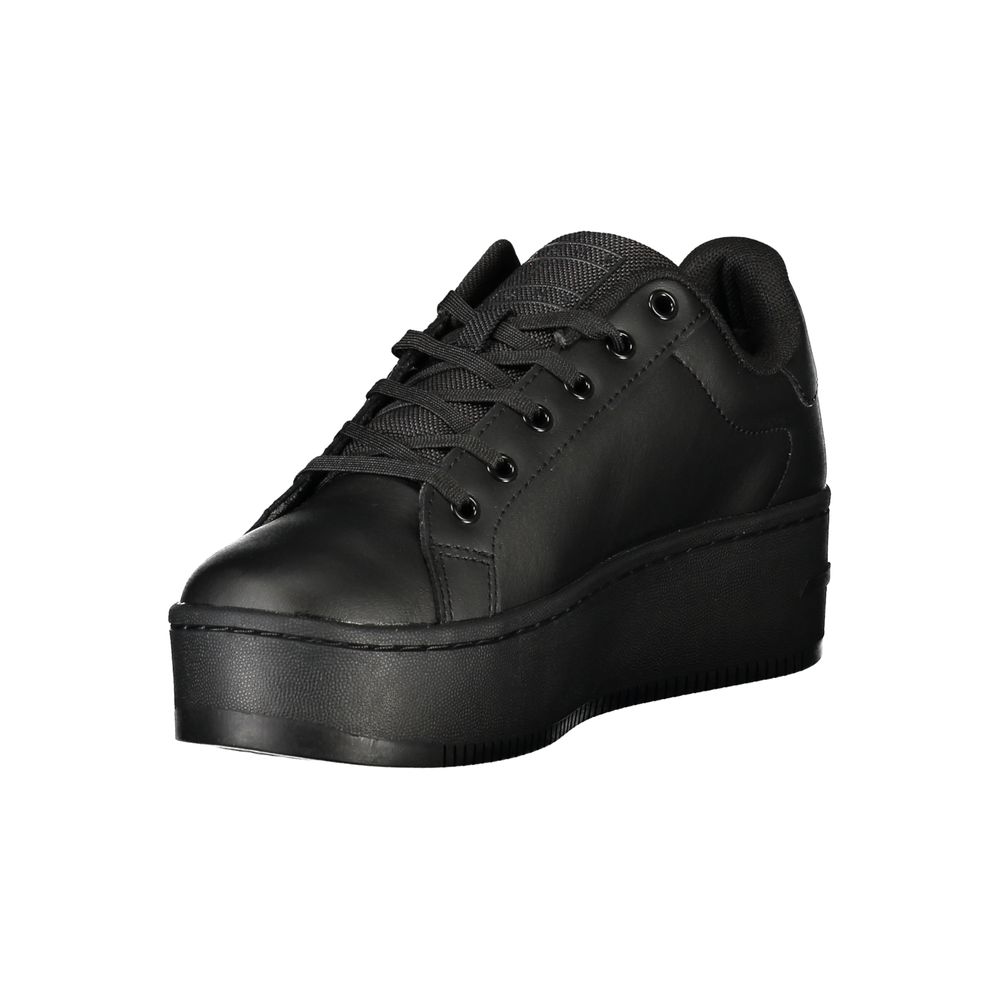 Tommy Hilfiger Black Polyurethane Women's Sneaker by Tommy Hilfiger