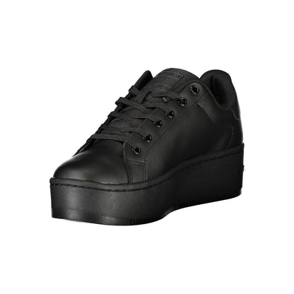 Tommy Hilfiger Black Polyurethane Women's Sneaker by Tommy Hilfiger