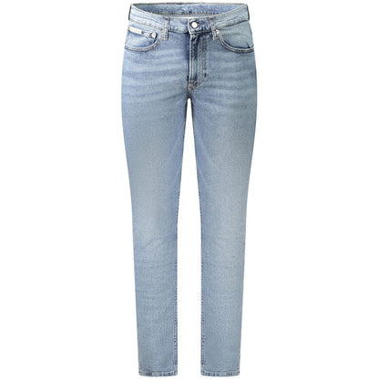 Jean Calvin Klein homme Slim Taper en coton bleu clair – CA-35419