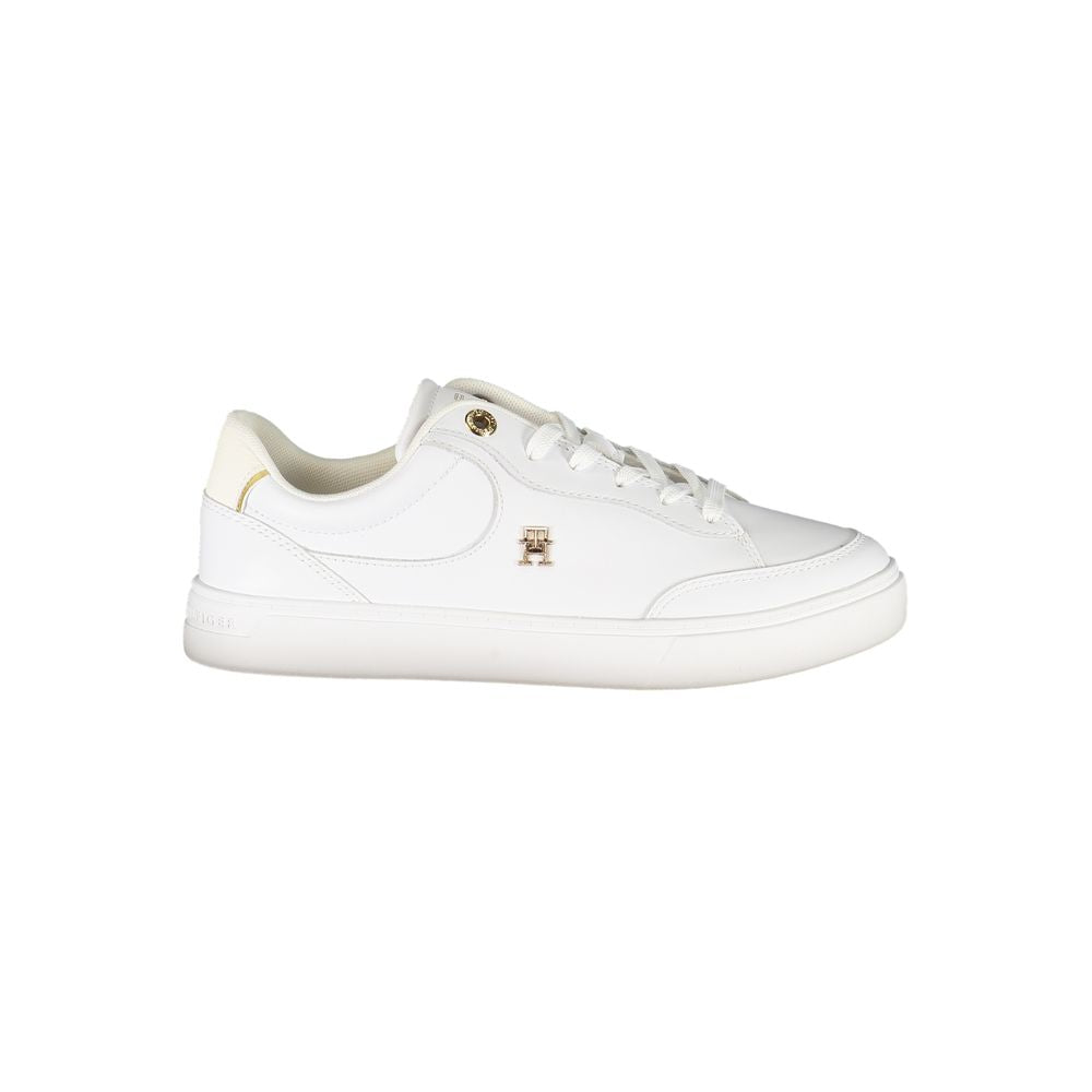 Tommy Hilfiger Baskets Ivoire Polyuréthane Femme Confortables