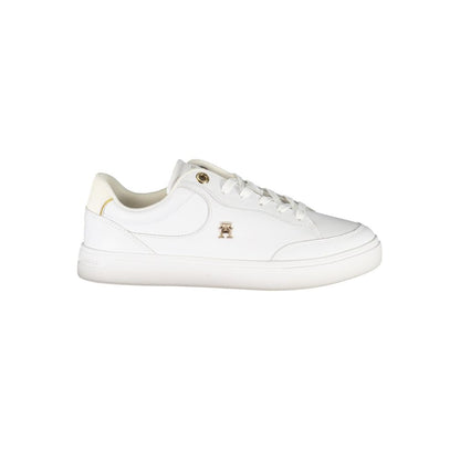 Tommy Hilfiger Baskets Ivoire Polyuréthane Femme Confortables