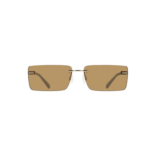 Calvin Klein Beige Metal Women Sunglasses by Calvin Klein