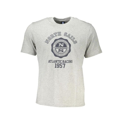 North Sails Grigio Cotton Men T-Shirt by North Sails