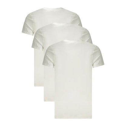 Calvin Klein White Cotton Men T-Shirt by Calvin Klein