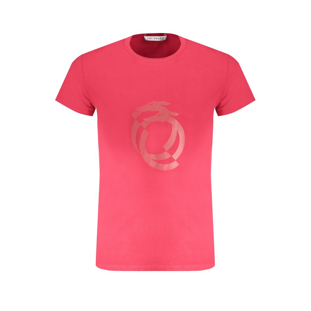 T-shirt Trussardi homme en coton rouge – TR-30140