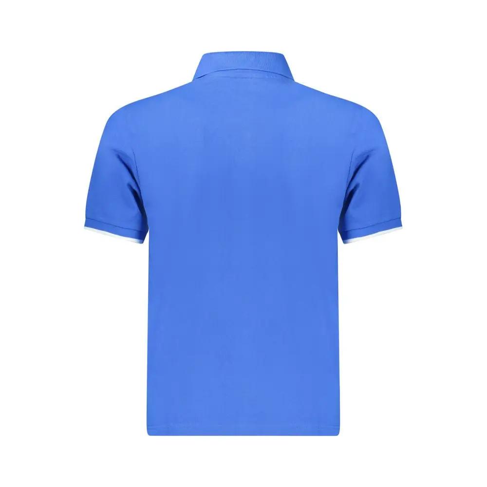 North Sails Blue Cotton Men Polo by North Sails