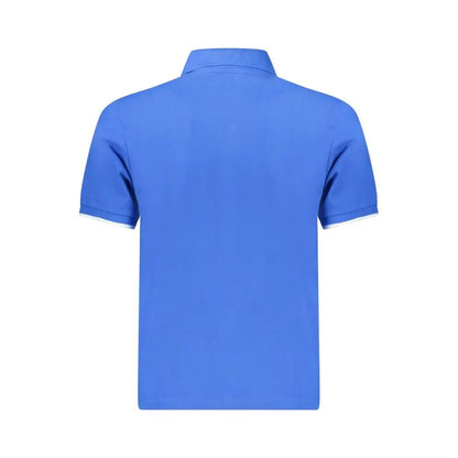 North Sails Blue Cotton Men Polo by North Sails