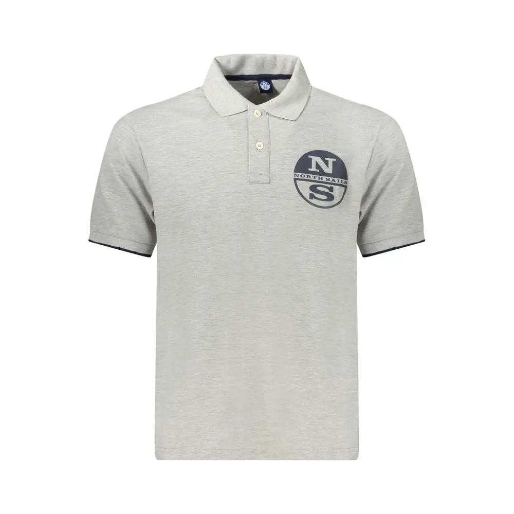 North Sails Grigio Cotton Men Polo by North Sails
